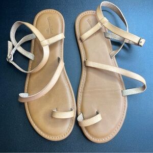 Universal‎ Thread Tan Strappy Sandals